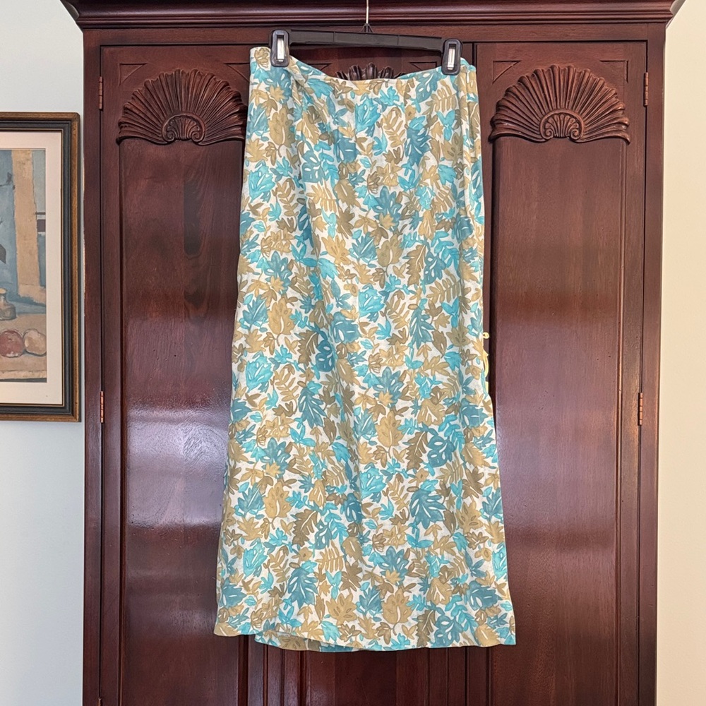 Sigrid Olsen Sport floral maxi skirt